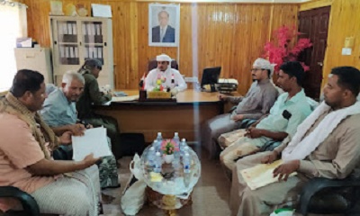 مدير عام مديرية ثمود يترأس اجتماع لجنة المناقصات العامة بالمديرية