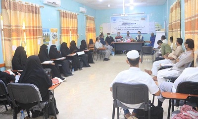 تدشين الدورات التدريبية للعمال الصحيين بوادي وصحراء حضرموت في المعالجة المجتمعية لسوء التغذية الحاد والوخيم والمتوسط ( CMAM  )