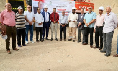 تسليم موقعي مشروعي أبراج نقل الطاقة 132 ك.ف بين منطقتي خرير- قريو والمحطات التحويلية للجهات المنفذة للمشروعين 
