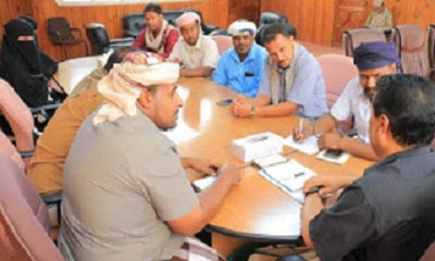 الوكيل السعيدي يلتقي باللجنة العامة لمتعاقدي صندوق دعم التعليم بوادي حضرموت والصحراء