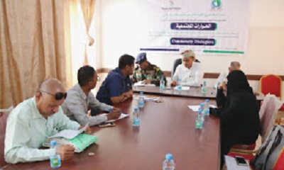 فريق مؤسسة بن حبريش للتنمية يلتقي قيادة السلطة المحلية بمديرية سيئون ويناقش عدد من الظواهر 