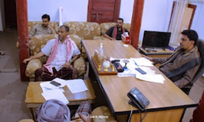 مدير عام مديرية شبام يلتقي وكالة تنمية المنشآت الصغيرة والاصغر (SMEPS) ويناقش مشروع زراعي هام