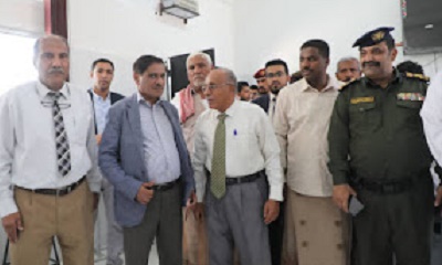 محافظ حضرموت يزور كلية الطب بجامعة سيئون ويطلع على سير العملية الأكاديمية بالكلية
