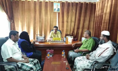 مدير عام القطن يلتقي منسقة مشروع مصفوفة تتبع النزوح (D.M.T) بالمنظمة الدولية للهجرة