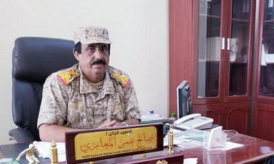 العميد الركن المعاري يثني على الدور الإماراتي وإسهاماتهم في دعم قوات النخبة الحضرمية