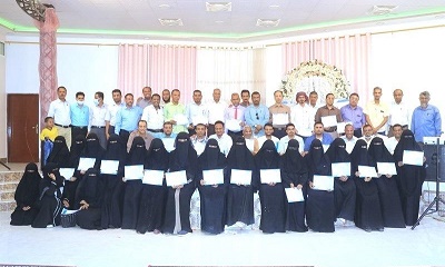 اختتام الدورات التدريبية الخاصة بتدريب مدربي متطوعات صحة وتغذية المجتمع TOT بسيئون