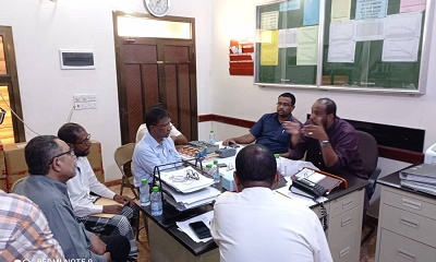 مدير عام تريم يتفقد مستشفى تريم العام ويناقش وضع الكهرباء