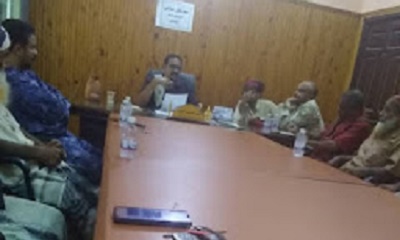 مدير عام الريدة وقصيعر يترأس اجتماعا لمناقشة عوائق مشروع الانزال السمكي بالقربن بقصيعر
