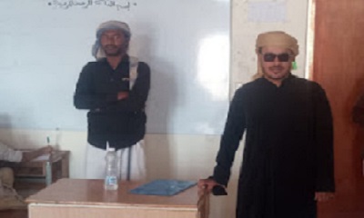 مدير عام مديرية ثمود يتفقد سير الدراسه بالثانوية