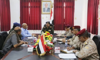وزير الداخلية يترأس اجتماعاً للجنة الأمنية بوادي وصحراء حضرموت