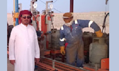 مدير عام ثمود يطلع على سير العمل بمصنع غاز المنهالي وآلية توزيع مادة الغاز المنزلي للوكلاء