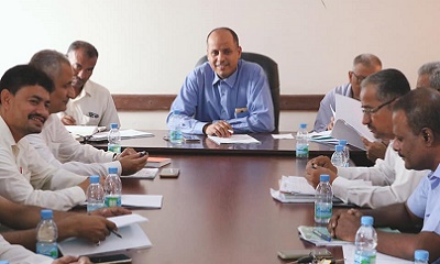 تنفيذي سيئون يعقد اجتماعه الدوري، ويطلع على الأوضاع المتعلقة بالخدمات والأداء الإداري لعدد من مكاتبه بالمديرية