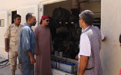 مدير عام مديرية ثمود المنهالي يطلع على صيانة كهرباء ثمود