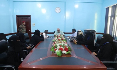 القاضي الجفري يطلع على نشاط مؤسسة صح لحقوق الانسان ويناقش معهم جملة من القضايا الحقوقية