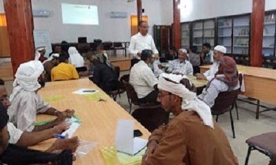 مكتب الشؤون الاجتماعية والعمل بمديرية شبام يقيم دورة تدريبية تحت عنوان ( إعداد الخطة التشغيلية السنوية )