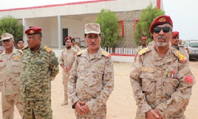 محافظ حضرموت يطلع على مستوى انضباط شعبة الهندسة وجاهزيتها لتنفيذ المهام العسكرية