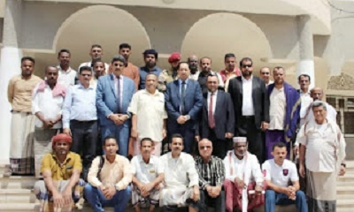 الوزير البكري يشيد بأداء مكتب وزارة الشباب والرياضة بحضرموت الوادي والصحراء