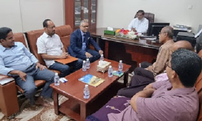 المحافظ البحسني يلتقي أعضاء نقابة هيئة التدريس ومساعديهم بجامعة حضرموت