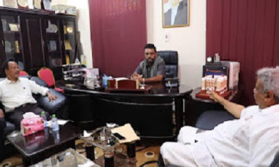 الشيخ بن حبريش يطلع على نتائج لقاء وفد مؤتمر حضرموت الجامع بالمبعوث الدولي ورئيس الحكومة