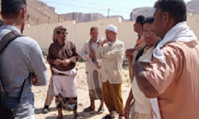 مدير عام مديرية رخية يستقبل مدير عام كهرباء منطقة وادي حضرموت