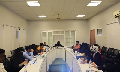 المنتدى السياسي لطلاب جامعة حضرموت يعقد ورشة عمل تدريبية بعنوان حساسية النزاع ودورها في الحد من تنامي العنف