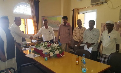 استلام وتسليم بين مدير عام مديرية غيل باوزير السابق والحالي