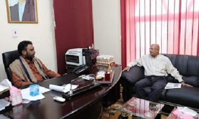 الشيخ بن حبريش يحث فرع مؤسسة الكتاب المدرسي على توسيع خطته الطباعية