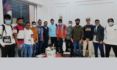 طلاب الدفعة الأولى لمدارس حضرموت العالمية يغادرون إلى جمهورية مصر العربية لإجراء امتحانات IGCSE العالمية