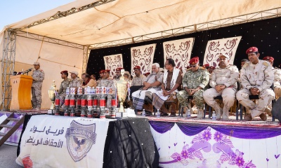 المحافظ القائد البحسني يعلن بدء تنفيذ نزولات ميدانية للألوية والوحدات العسكرية التابعة للمنطقة العسكرية الثانية