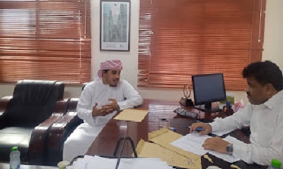 مدير عام مديرية ثمود يشكر قياده الصندوق الاجتماعي للتنمية فرع المكلا على إعادة تأهيل مياه ثمود