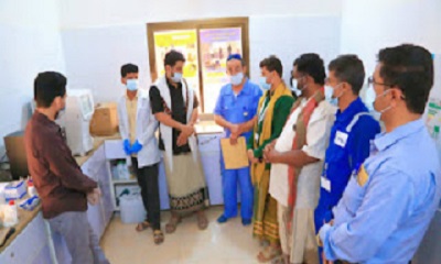 تسليم جهاز فحص الدم [ CBC ] لمستشفى غيل بن يمين مقدم من شركة بترومسيلة