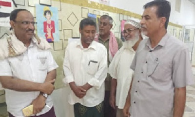 المدير العام لمديرية القطن يزور مكتب الثقافة ويطلع على اخر التحضيرات لمعرض الفنون التشكيلية