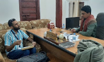 مدير عام مديرية شبام يناقش المشروع البيومتري لتحديث بيانات المستفدين من برنامج الغذاء العالمي