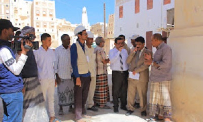 الصندوق الاجتماعي للتنمية - فرع المكلا يختتم المرحلة الأولى من مشروع إعادة تأهيل مدينة شبام التاريخية