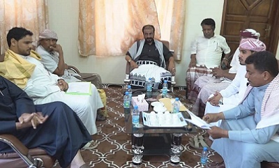 إجراء عملية الاستلام والتسليم للمدير الخلف رزيق المنهالي والسلف نائف  المنهالي  لمديرية ثمود