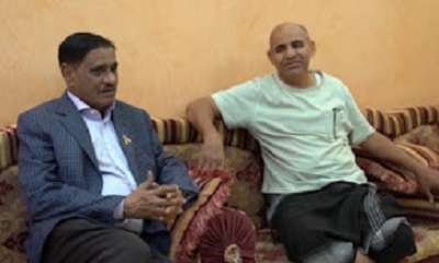 محافظ حضرموت يقدم واجب العزاء لـ علي أحمد سليمان في وفاة نجله