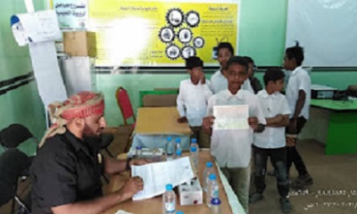 تدشين حملة صرف شهادة الميلاد للأطفال بالمناطق الشرقية لمديرية القطن بتمويل منظمة اليونيسيف