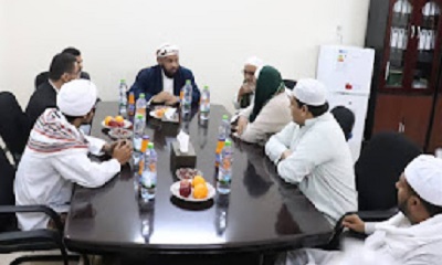 وزير الأوقاف والإرشاد الشيخ محمد عيضة شبيبة يزور جامعة الوسطية الشرعية
