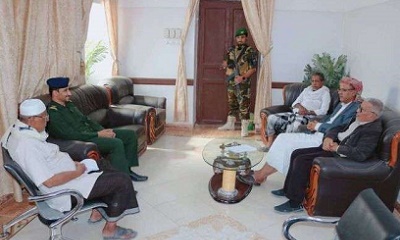 مدير عام سيئون يلتقي مدير عام الأمن والشرطة بالوادي والصحراء ويبحث معه سبل تنسيق العمل المشترك