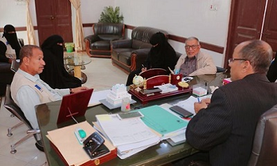 مناقشة عدد من القضايا المجتمعية للفريق المشترك ضمن أنشطة مشروع دعم حقوق المرأة والحد من العنف القائم على النوع الإجتماعي