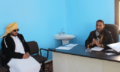 مدير عام مديرية ثمود المهندس رزيق حمد المنهالي في زيارة تفقدية لمستشفى ثمود الريفي