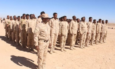 لواء الدفاع الساحلي... يدشن الدورة العسكرية التنشيطية بمعسكر قارة الفرس