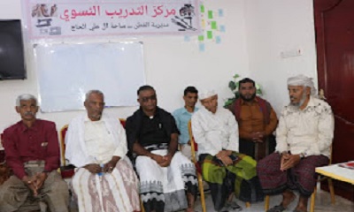 نائب مدير عام محو الأمية وتعليم الكبار بالوادي والصحراء يدشن مركز التدريب النسوي بمديرية القطن