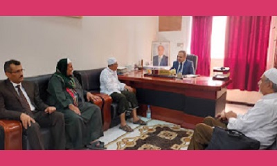 وزير التعليم العالي والبحث العلمي يلتقي قيادة جامعة الوسطية