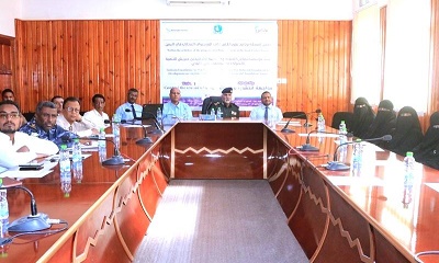 بحضور مدير عام الإدارة العامة لمكافحة المخدرات بالجمهورية ورشة عمل حول مواجهة إنتشار المخدرات تبدا بسيئون