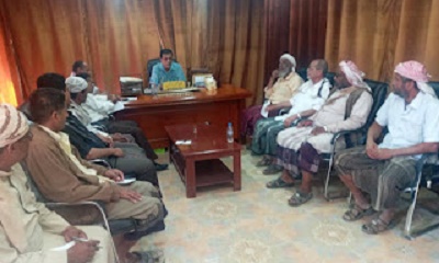 مدير عام القطن يناقش مع عقال الحارات تأجير إسعار التجاري والسكني