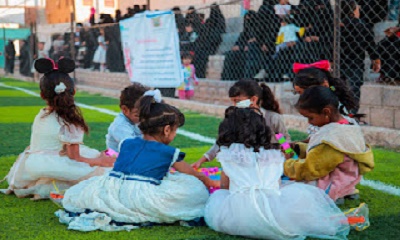 جمعية المرأة للتنمية تختتم مشروع مساحة الأمل الصديقة للأطفال بمديرية القطن