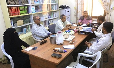 إدارة مؤسسة الصندوق الخيري للطلاب المتفوقين فرع وادي حضرموت  تقف أمام تقييم خطة عملها للعام المنصرم