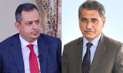 رئيس الوزراء يجري اتصال هاتفي بمحافظ حضرموت