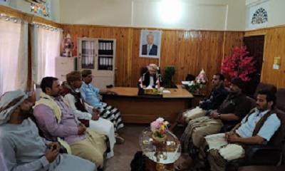 مدير عام مديرية ثمود يناقش اهم مواضيع التعليم بالمديرية